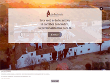 Tablet Screenshot of haciendadelaandrada.com